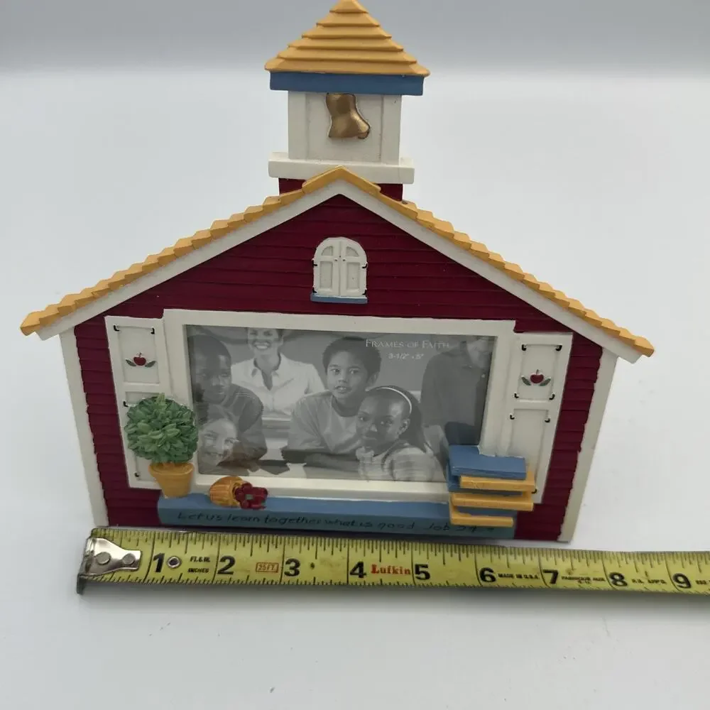 School House Picture Frame 3.5‎ X 5 Photo Inspirio by Zondervan Job 34:4 Teacher